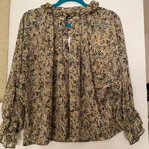 Zara printed blouse
